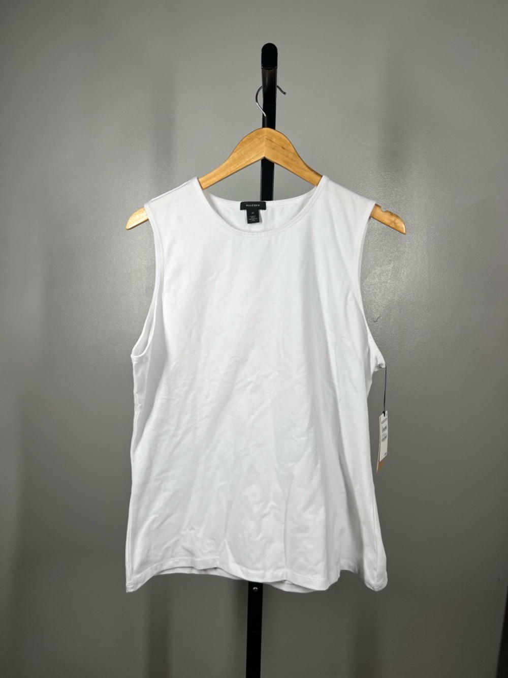 Halogen White Crewneck Tank
